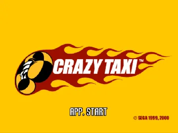 Crazy Taxi screen shot title